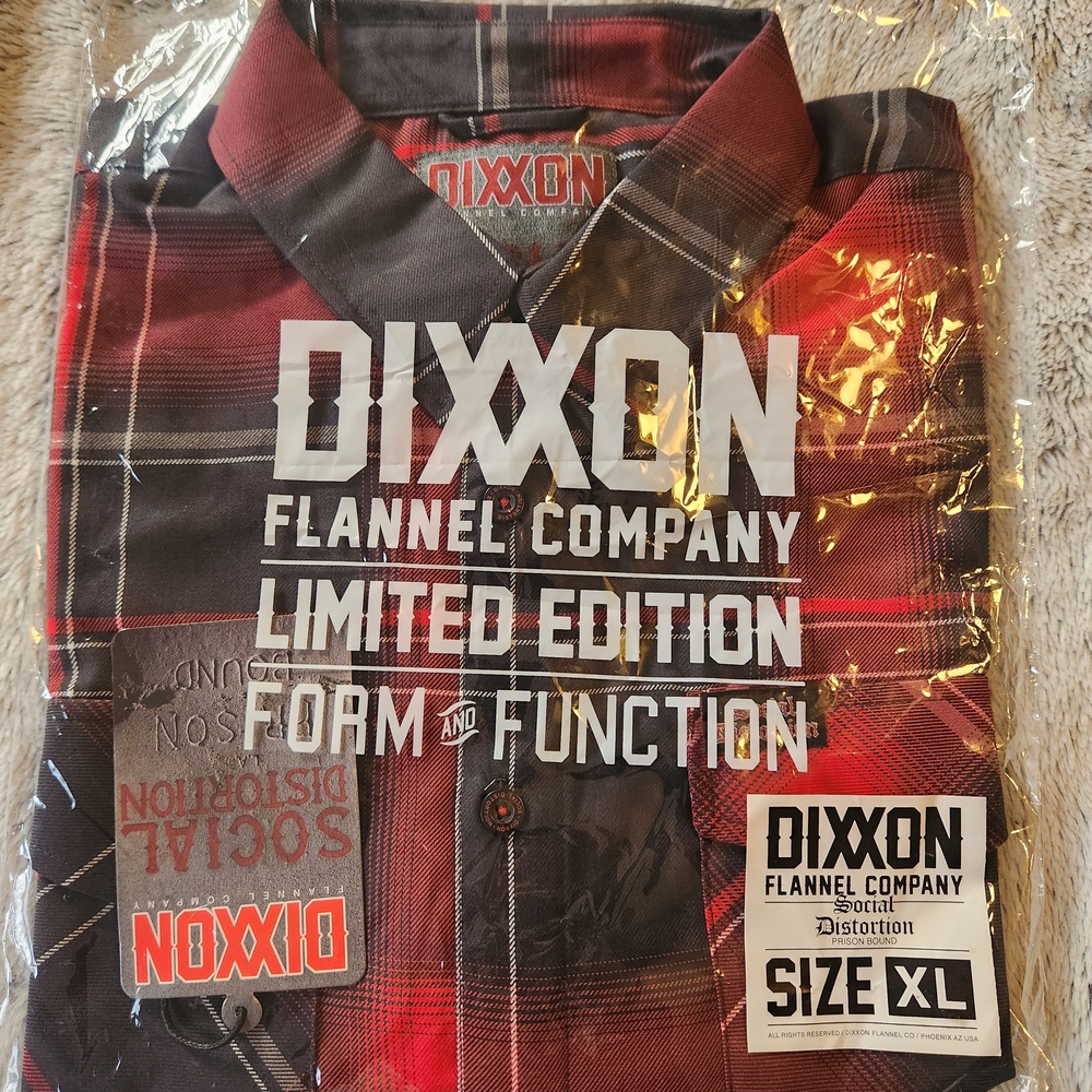 DIXXON Flannel Social Distortion XL